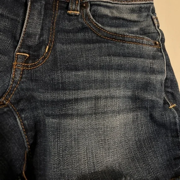 American Eagle Women’s Super Stretch Midi Jean Shorts Size 00 Cut Off - Picture 5 of 8